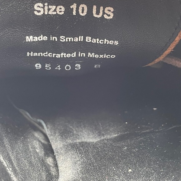 Thursday‎ Boot Company Wingtip Brogue Dress Shoes Leather Brown Mens Size 10 - Picture 4 of 10